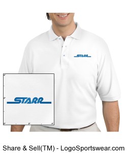 Logo Men's Polo Shirt - White Design Zoom